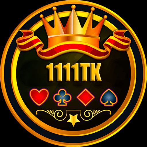 1111TK themed cartoon characters with coins and a mobile gaming screen